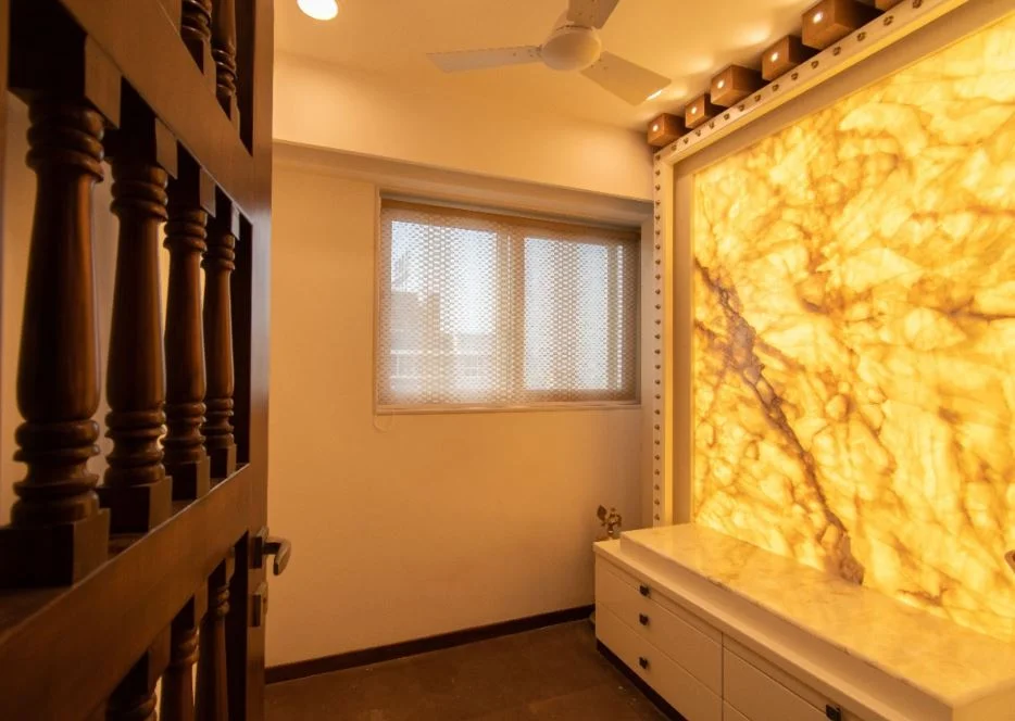 Onyx feature wall